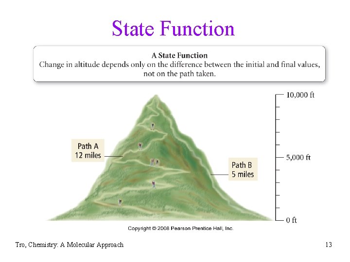 State Function Tro, Chemistry: A Molecular Approach 13 