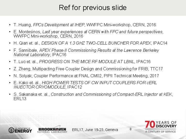 Ref for previous slide • T. Huang, FPCs Development at IHEP, WWFPC Mini-workshop, CERN,