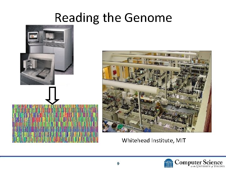 Reading the Genome Whitehead Institute, MIT 9 Reading the Genome Whitehead Institute, MIT 9
