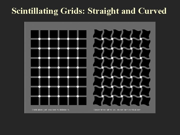 Scintillating Grids: Straight and Curved 