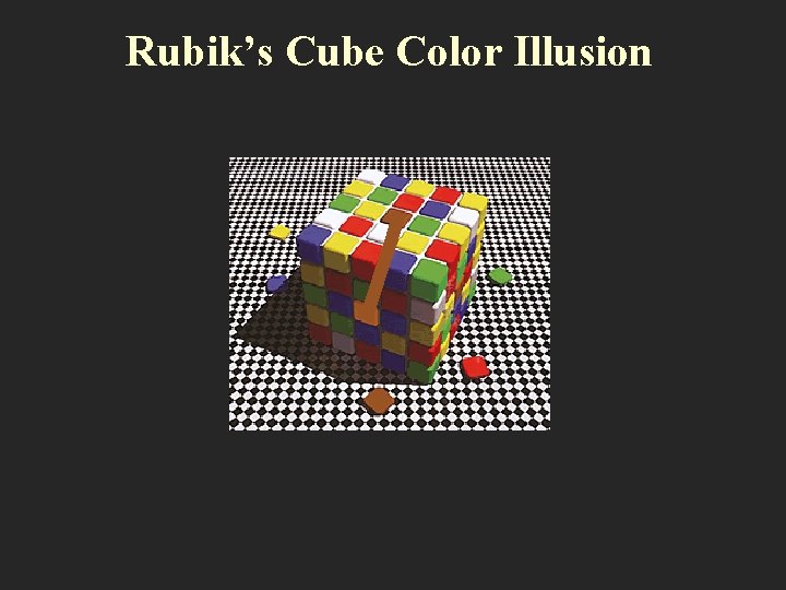 Rubik’s Cube Color Illusion 