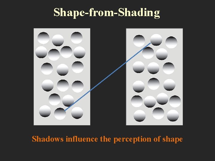 Shape-from-Shading Shadows influence the perception of shape Shape-from-Shading Shadows influence the perception of shape
