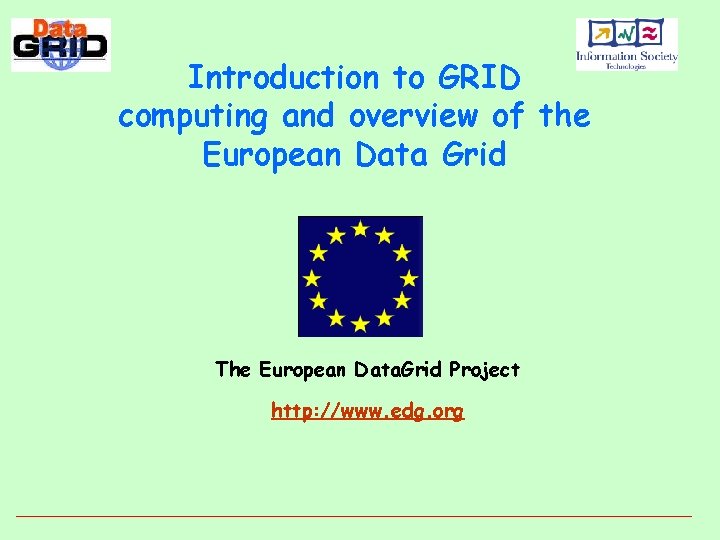 Introduction to GRID computing and overview of the