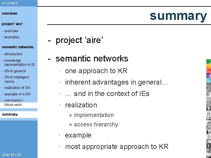 content: summary overview project ‘aire’ - overview - examples - project ‘aire’ semantic content: summary overview project ‘aire’ - overview - examples - project ‘aire’ semantic