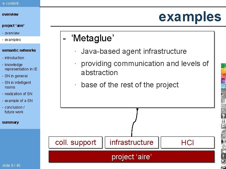 content: examples overview project ‘aire’ - overview - examples semantic networks - introduction content: examples overview project ‘aire’ - overview - examples semantic networks - introduction