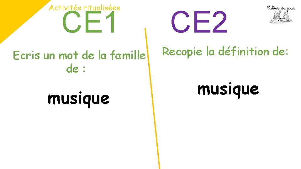 Activités ritualisées CE 1 Ecris un mot de la même famille un mot de Activités ritualisées CE 1 Ecris un mot de la même famille un mot de