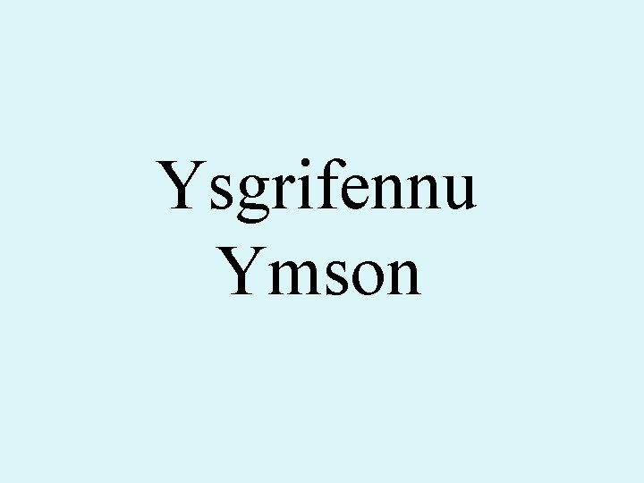 Ysgrifennu Ymson 