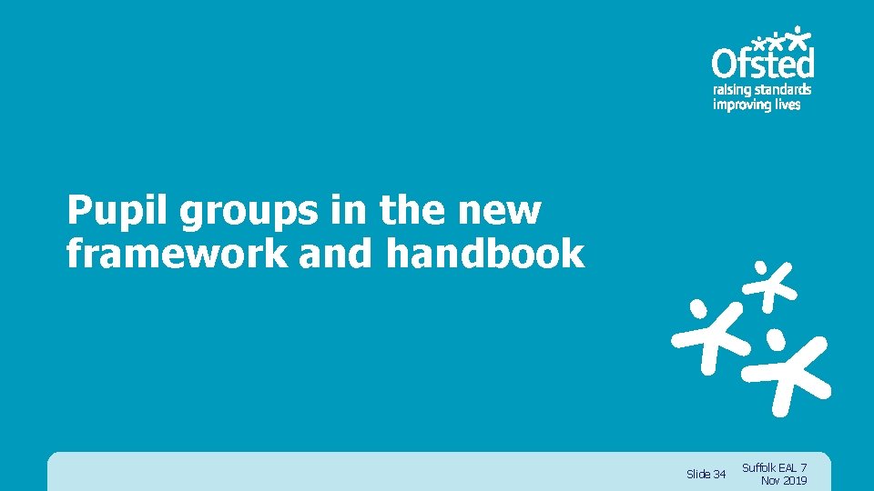 Pupil groups in the new framework and handbook Slide 34 Suffolk EAL 7 Nov