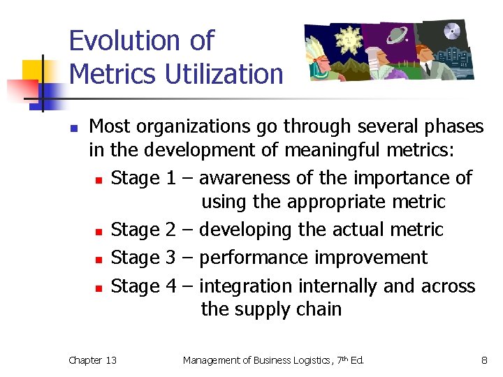 Evolution of Metrics Utilization n Most organizations go through several phases in the development Evolution of Metrics Utilization n Most organizations go through several phases in the development