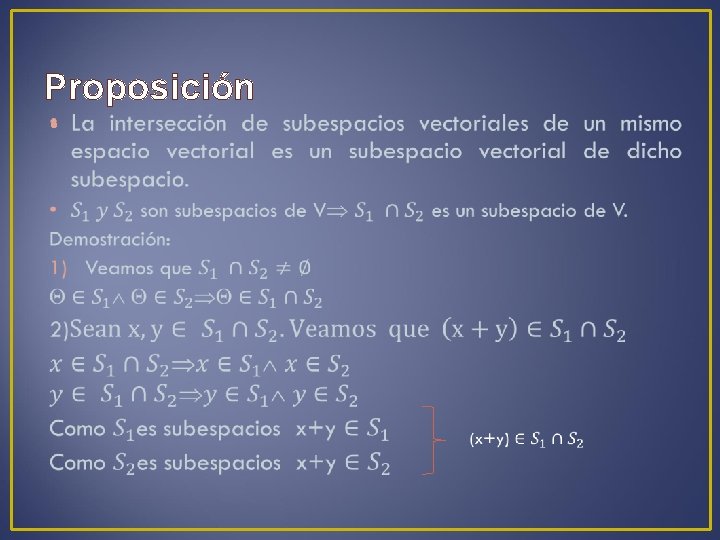 Proposición • 