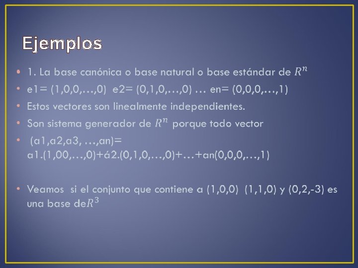 Ejemplos • 