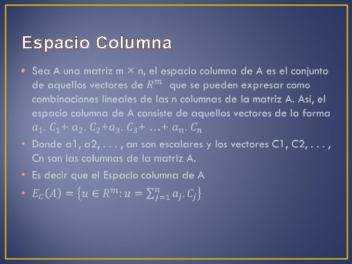 Espacio Columna • 