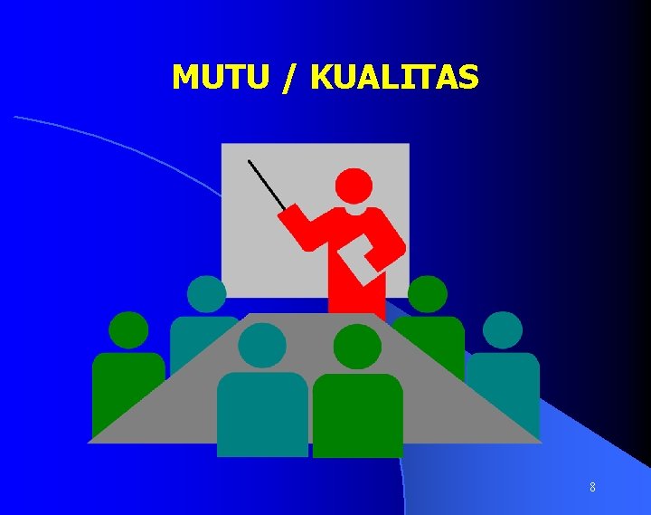 MUTU / KUALITAS 8 