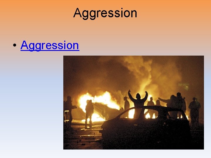 Aggression • Aggression 