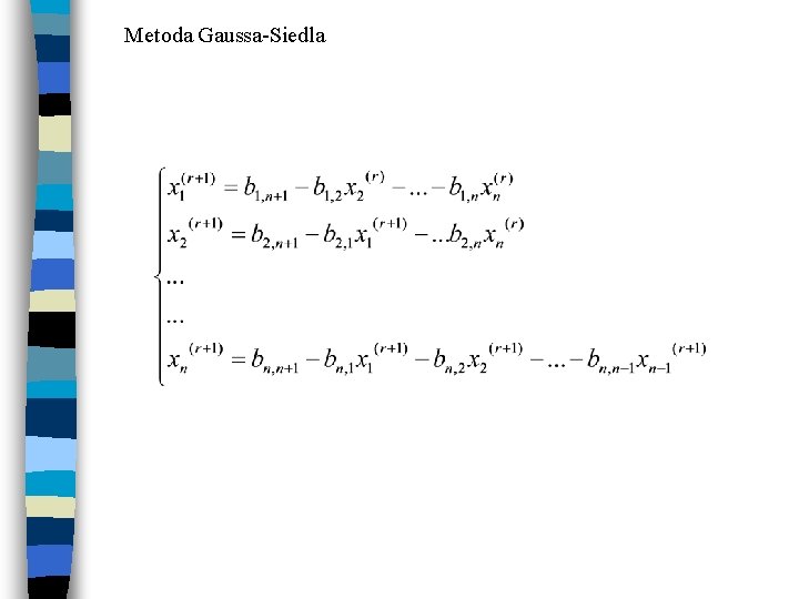 Metoda Gaussa-Siedla 