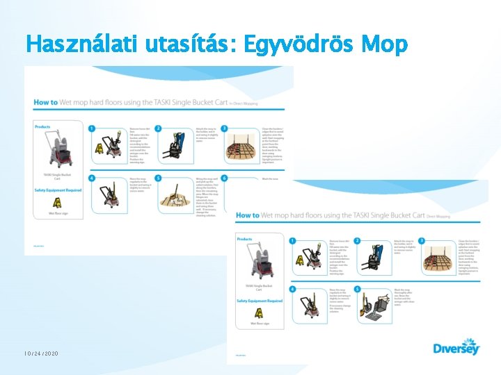 Használati utasítás: Egyvödrös Mop 10/24/2020 26 