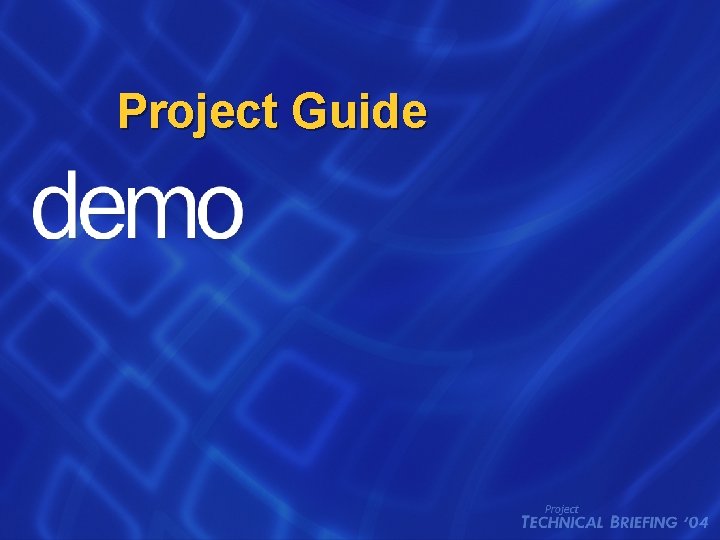 Project Guide 