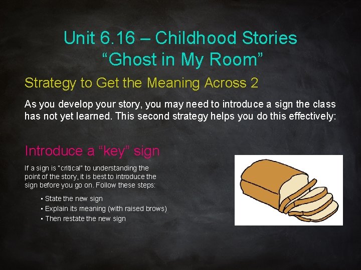 ASL Class 3615 Unit 6 16 Childhood Stories