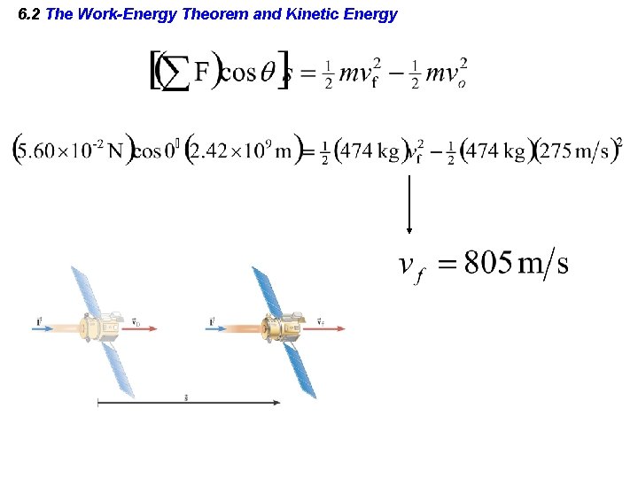 6. 2 The Work-Energy Theorem and Kinetic Energy 