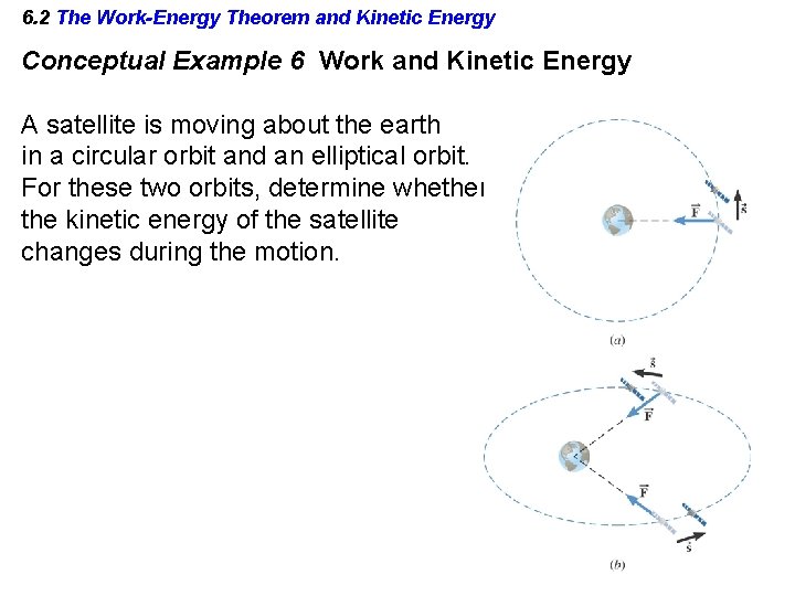 6. 2 The Work-Energy Theorem and Kinetic Energy Conceptual Example 6 Work and Kinetic