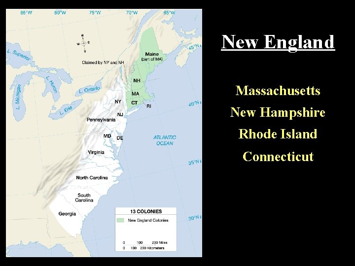 New England Massachusetts New Hampshire Rhode Island Connecticut 