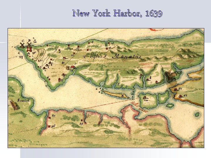 New York Harbor, 1639 