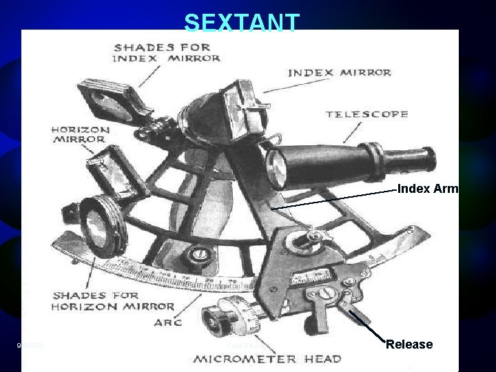 SEXTANT Sextant Index Arm 9/9/2020 Capt/ Elkady Release 