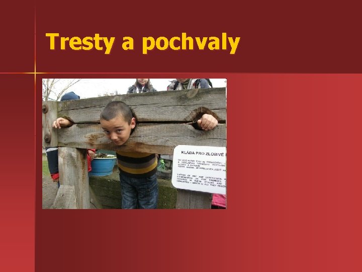 Tresty a pochvaly 