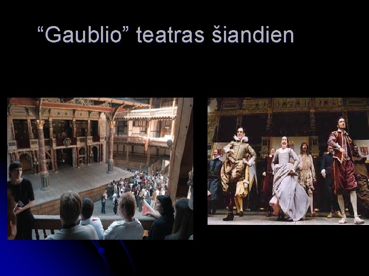 “Gaublio” teatras šiandien “Gaublio” teatras šiandien