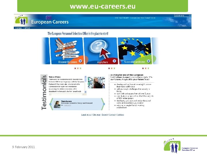 www. eu-careers. eu 9 February 2011 