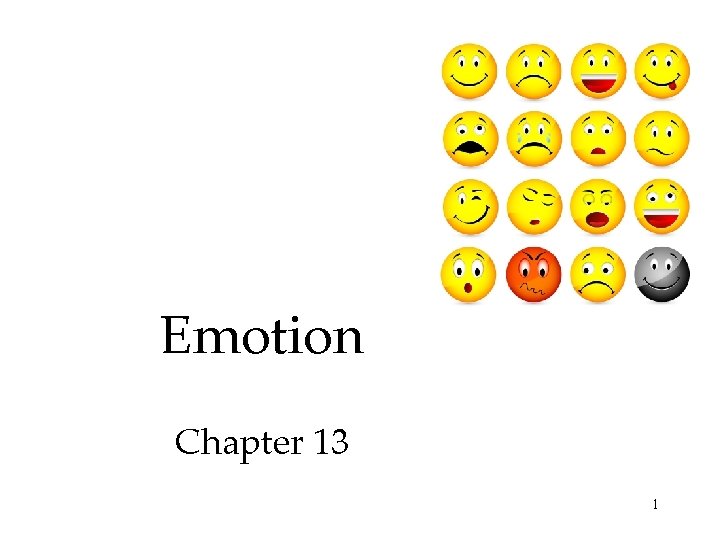 Emotion Chapter 13 1 