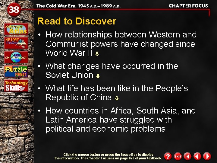 Read to Discover • How relationships between Western and Communist powers have changed since Read to Discover • How relationships between Western and Communist powers have changed since