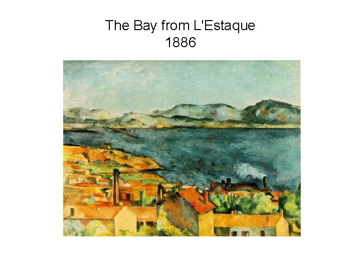 The Bay from L'Estaque 1886 