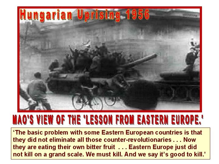 ‘The basic problem with some Eastern European countries is that they did not eliminate