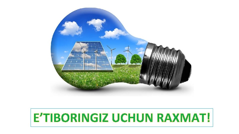 E’TIBORINGIZ UCHUN RAXMAT! 