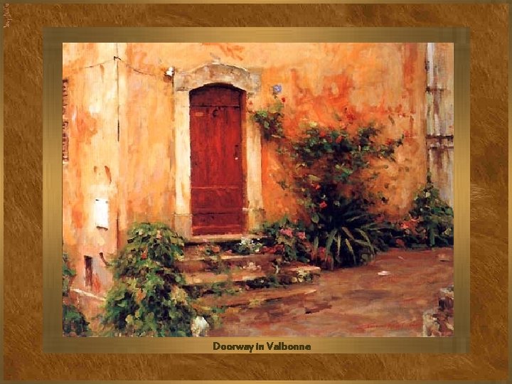 Doorway in Valbonne 