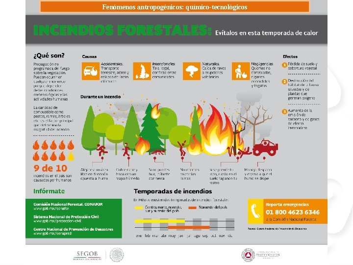 Fenómenos antropogénicos: químico-tecnológicos 