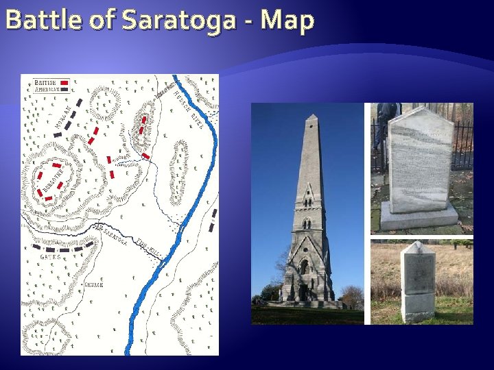 Battle of Saratoga - Map 
