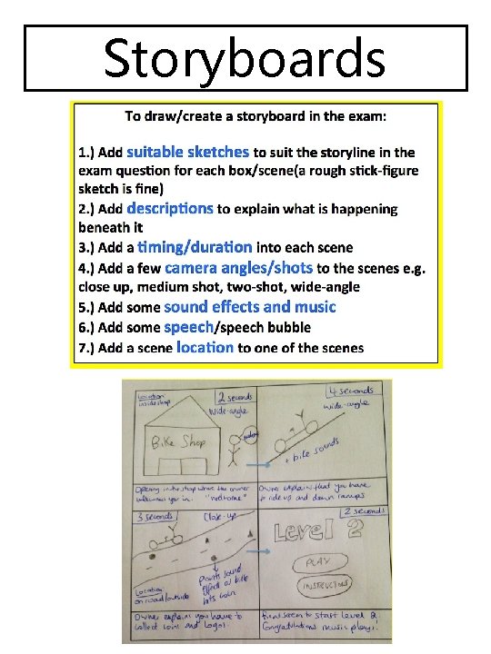 Storyboards 