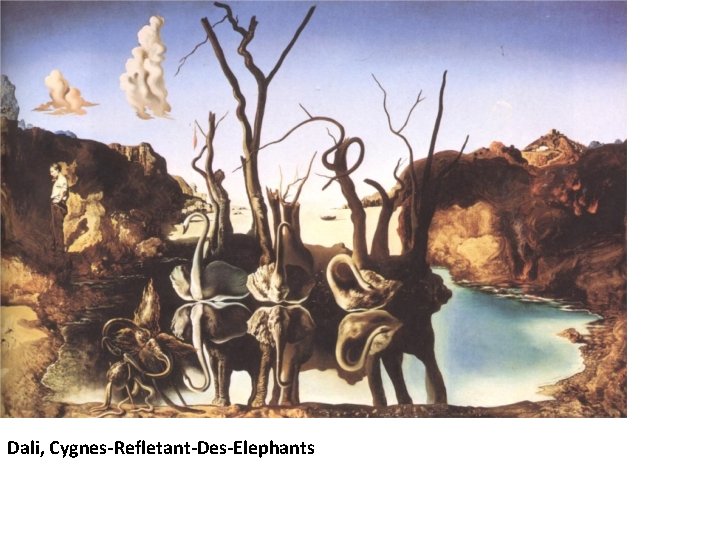 Dali, Cygnes-Refletant-Des-Elephants 