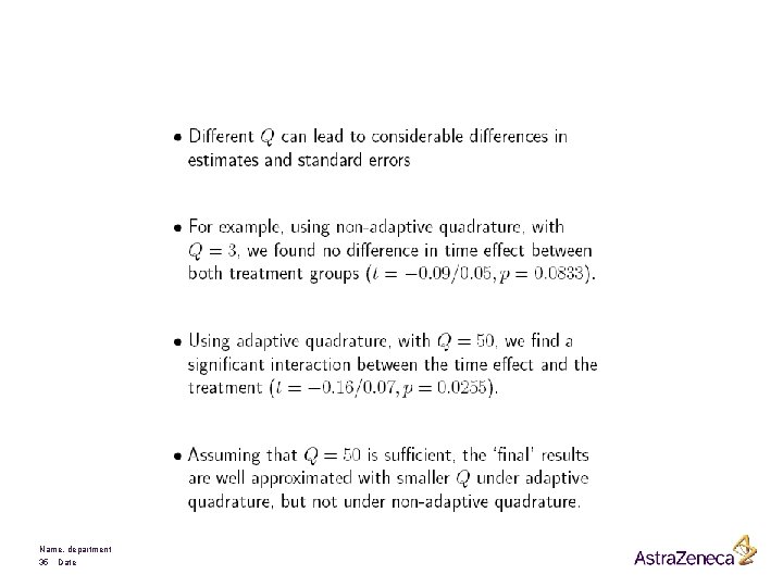 Name, department 35 Date 