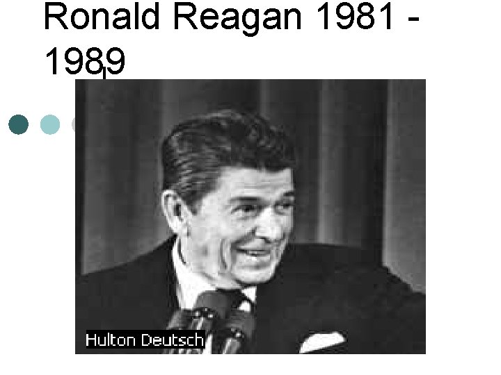 Ronald Reagan 1981 1989 