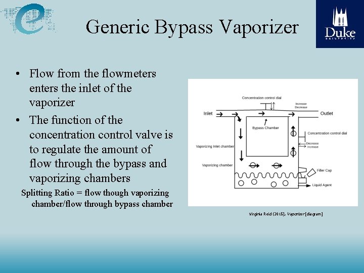 Generic Bypass Vaporizer • Flow from the flowmeters enters the inlet of the vaporizer Generic Bypass Vaporizer • Flow from the flowmeters enters the inlet of the vaporizer