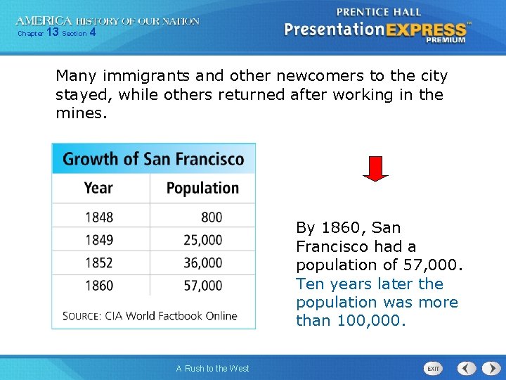 Chapter 13 Section 4 Many immigrants and other newcomers to the city stayed, while Chapter 13 Section 4 Many immigrants and other newcomers to the city stayed, while
