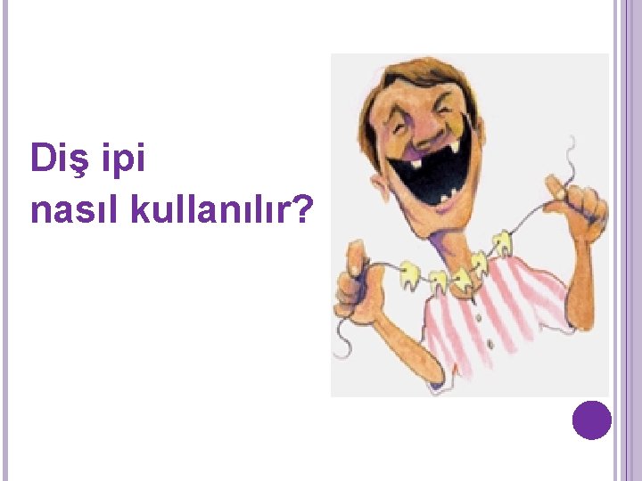 Diş ipi nasıl kullanılır? 