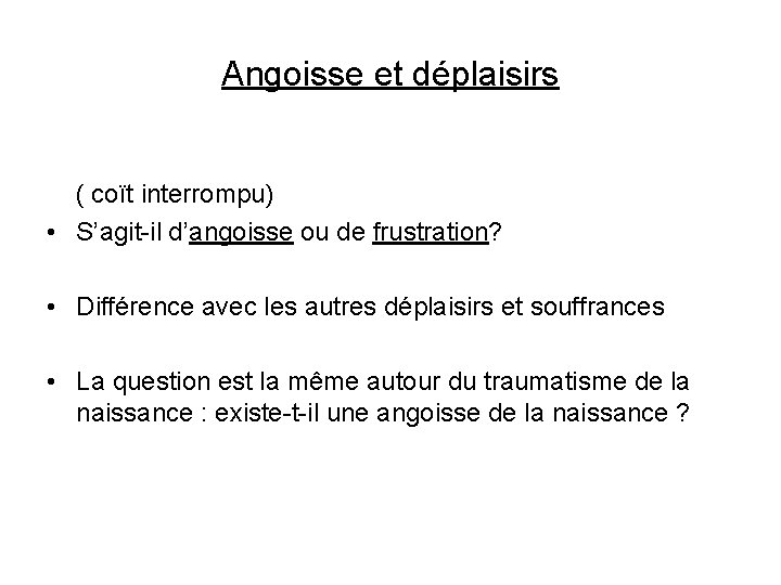 Mtapsychologie Langoisse 3 Jacques Lacan L Angoisse Le