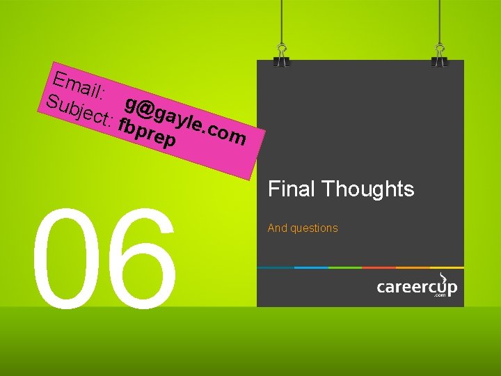 Ema il: Sub ject: g@gay le. c fbpr om ep 06 Final Thoughts And