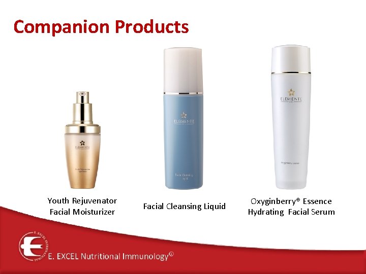 Companion Products Youth Rejuvenator Facial Moisturizer Facial Cleansing Liquid Oxyginberry® Essence Hydrating Facial Serum