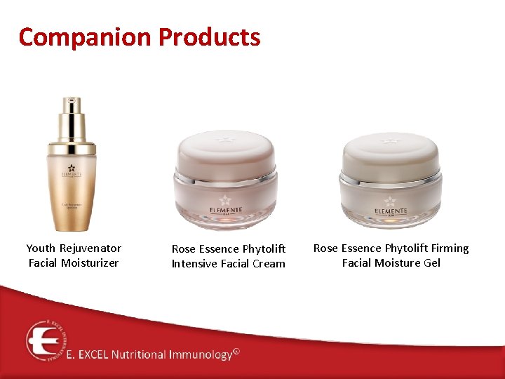 Companion Products Youth Rejuvenator Facial Moisturizer Rose Essence Phytolift Intensive Facial Cream Rose Essence
