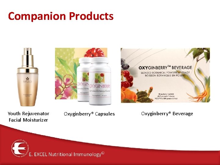 Companion Products Youth Rejuvenator Facial Moisturizer Oxyginberry® Capsules Oxyginberry® Beverage 